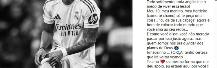 STAR SPORTS下载-内马尔社媒鼓励罗德里戈：你不该这时经历这些，相信你会振作起来