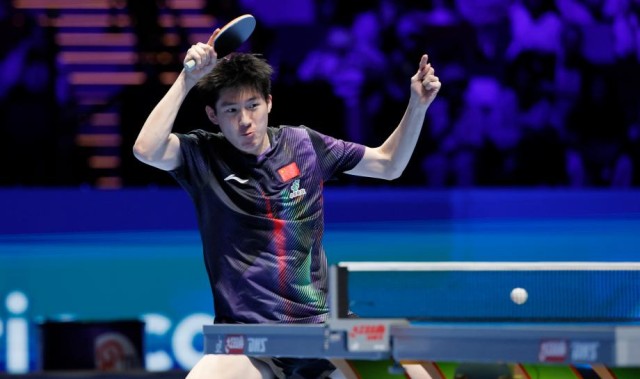 星空体育官网下载入口-国际乒联单打世界杯：温瑞博1-4林昀儒 无缘男单八强